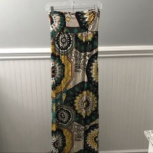 Strapless Maxi Dress - Small